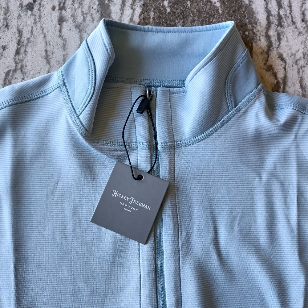 Hickey Freeman Men's Performance Golf Vest 1/4 Zip New Size Medium